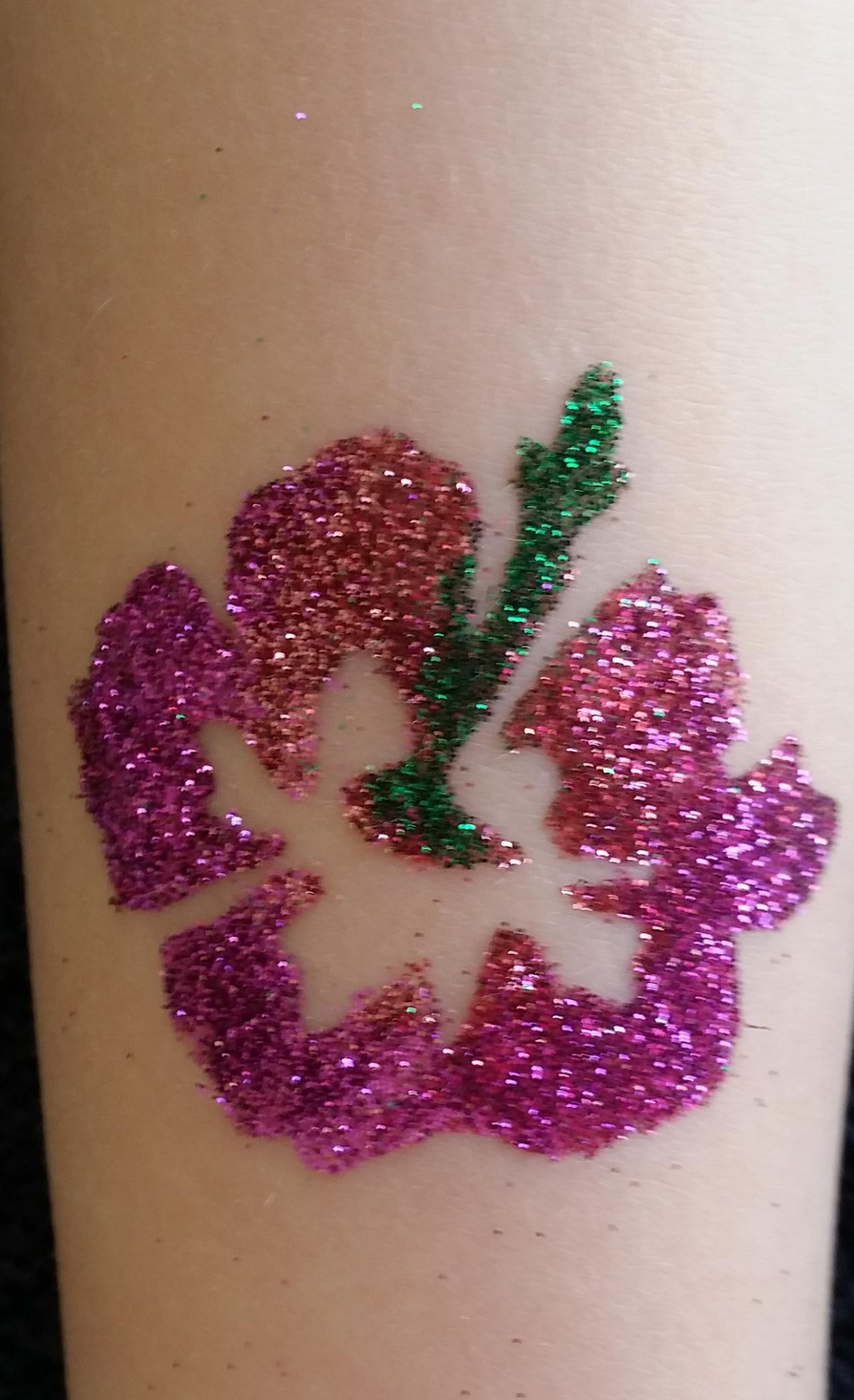 Face Paint By Vicki Glitter and Non Glittter Temporary Tattoos