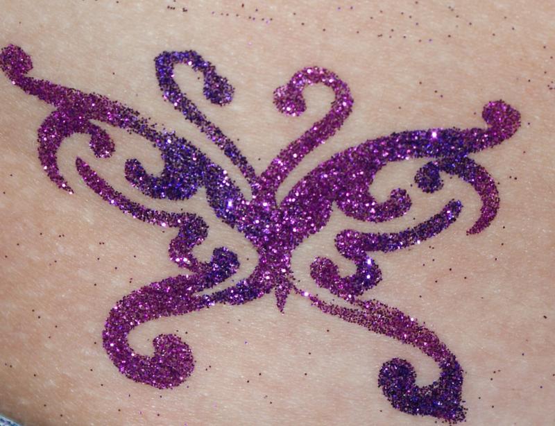 Face Paint By Vicki Glitter and Non Glittter Temporary Tattoos